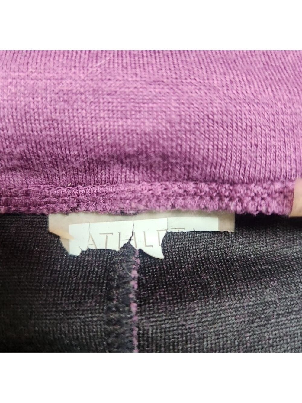 Athleta Purple wool blend longline sweater dress size Small 880254 Athletic - Picture 9 of 11